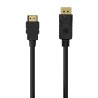 Adaptador AISENS | A125 0551 | cable de vídeo | 1,5 m | DisplayPort | HDMI tipo A (Estándar) | Negro