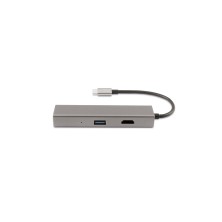 CoolBox Hub miniDOCK4 USB-C USB 3.2 Gen 1 (3.1 Gen 1) Type-C 5000 Mbit s Acero