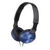 AURICULARES SONY MDR ZX310AP DIADEMA ALÁMBRICOS 10 - 24000 HZ LLAMADAS MÚSICA 125G AZUL