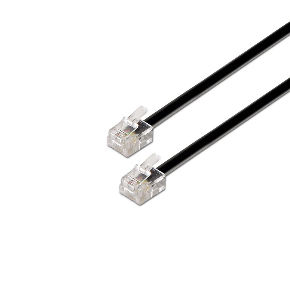 AISENS A143-0320 cable telefónico 3 m Negro