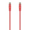 CABLE DE RED | AISENS | LATIGUILLO | RJ45 | CAT.6A | UTP | AWG24 | ROJO | 0.5M