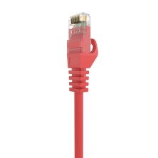 AISENS Cable de Red Latiguillo RJ45 LSZH Cat.6A 500 Mhz UTP AWG24, Rojo, 0.5M