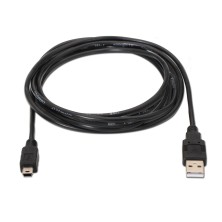 AISENS A101-0026 cable USB 3 m USB 2.0 USB A Mini-USB B Negro