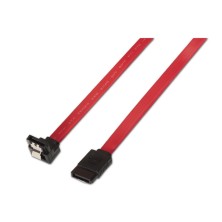 cable de SATA AISENS A130-0156 0,5 m SATA 7-pin Negro, Rojo
