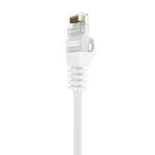 AISENS Cable de Red Latiguillo RJ45 LSZH Cat.6A 500 Mhz UTP AWG24, Blanco, 3.0M