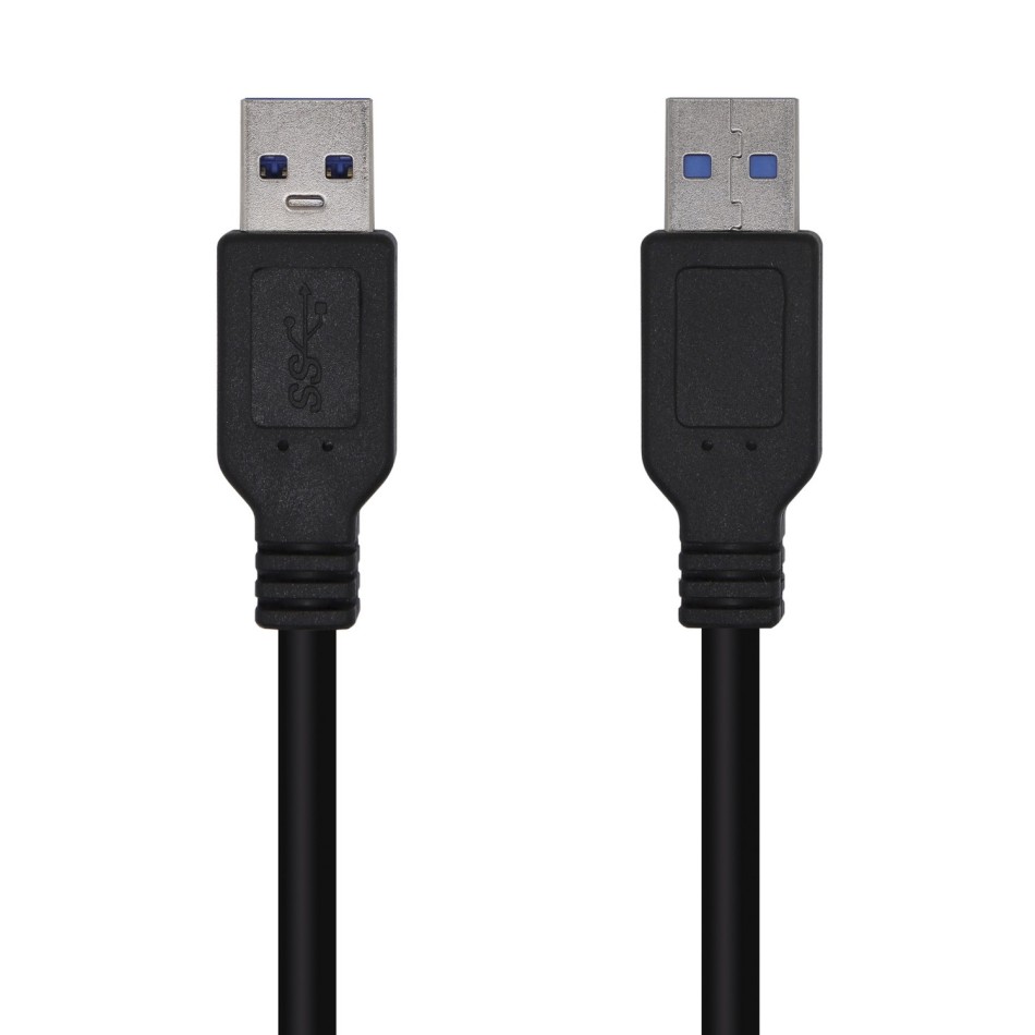 Cable Extensión USB 3.0, tipo A Macho a A Hembra, azul, 2.0 metros - AISENS®