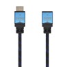 Prolongador Premium | Cable HDMI AISENS | V2.0 | Alta Velocidad | 3 M | Negro/Azul