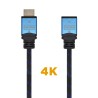 Prolongador Premium | Cable HDMI AISENS | V2.0 | Alta Velocidad | 3 M | Negro/Azul
