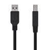 CABLE USB 3.0 | AISENS | IMPRESORA | USB A - USB B | NEGRO | 3.0M