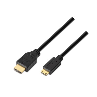 Cable HDMI A119 0115 AISENS | HDMI Tipo A (Estándar) - HDMI Tipo C (Mini) | Negro | 3 M