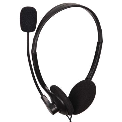 AURICULARES GEMBIRD | MICRÓFONO BOOM | CONECTIVIDAD ALÁMBRICA | NEGRO