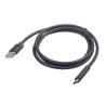 CABLE USB 2.0 | GEMBIRD | DISPOSITIVOS | USB A - USB C | NEGRO | 1.8M