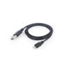 CABLE USB 2.0 | GEMBIRD | DISPOSITIVOS | USB A - MICRO USB B | LIGHTNING | NEGRO | 1M