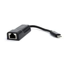 CABLE ADAPTADOR GEMBIRD USB C A ETHERNET - Negro