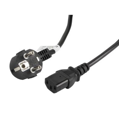 Cable de Alimentación Lanberg | CEE 7/7 - C13 | Negro | 3 M