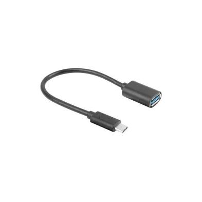 ADAPTADOR USB 3.2 | LANBERG | DISPOSITIVOS | USB C - USB | NEGRO | 0.15M