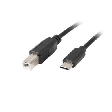CABLE USB 2.0 | LANBERG | USB-C A USB-B | FERRITA | 3M | NEGRO