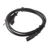 CABLE ALIMENTACION LANBERG | VDE | CEE | 3M | Negro