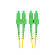 LATIGUILLO FIBRA 10M LANBERG MONO SC/APC-SC/APC DUPLEX G657A1 LSZH AMARILLO