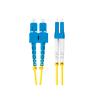 LATIGUILLO FIBRA 5M LANBERG MONO SC/UPC-LC/UPC DUPLEX G657A1 LSZH AMARILLO