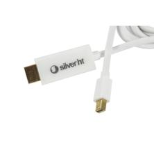 SilverHT CABLE HDMI (M) a MiniDisplay Port 1.2a - 4K (M) - 1,8m (para Apple)