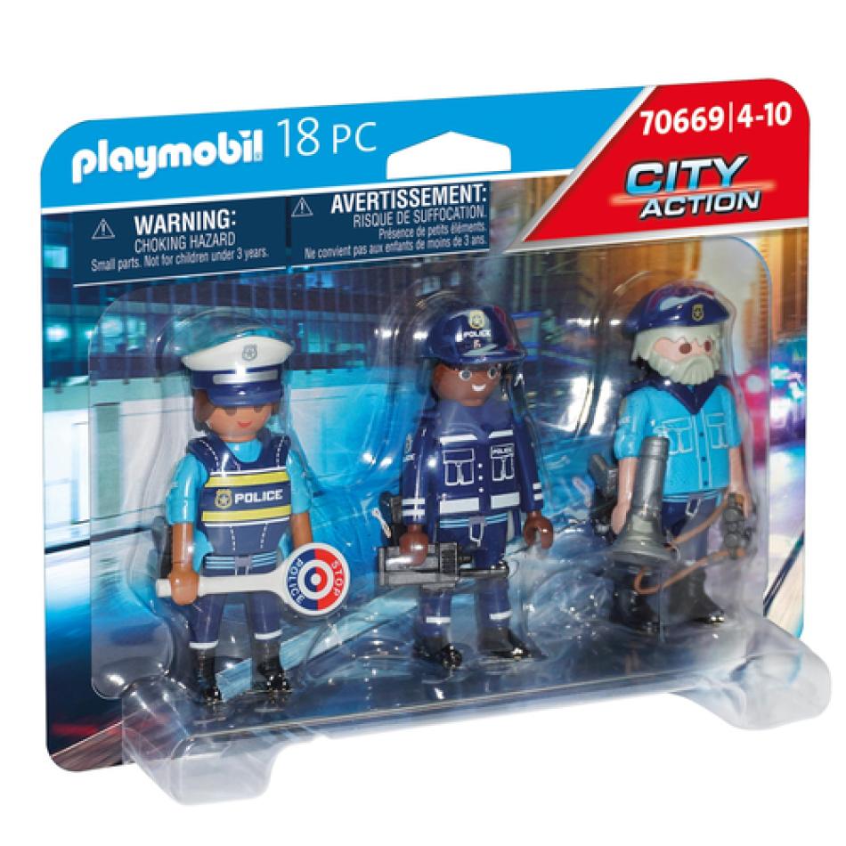 Playmobil ciudad figuras policias