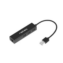 ADAPTADOR USB | NATEC DRAGONFLY | DISPOSITIVOS | USB 2.0 - RJ45 | NEGRO