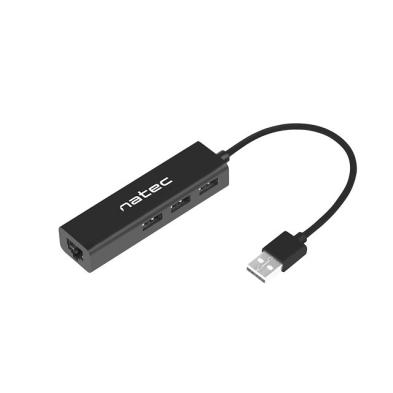ADAPTADOR USB | NATEC DRAGONFLY | DISPOSITIVOS | USB 2.0 - RJ45 | NEGRO