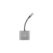 Adaptador natec multipuerto usb - c a usb 3.0 hdmi 4k