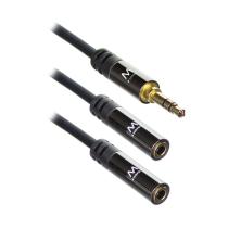 Ewent EW9236 cable de audio 0,15 m 3,5mm 2 x 3.5mm Negro