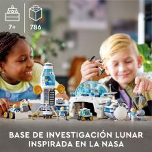LEGO City 60350 Base de Investigación Lunar, Set de Juguetes Espaciales
