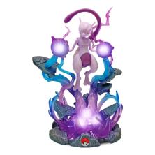 Figura pokemon con iluminacion deluxe mewtwo