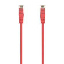 AISENS Cable de Red Latiguillo RJ45 LSZH Cat.6A 500 Mhz UTP Awg24, Rojo, 25CM