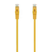 AISENS Cable de Red Latiguillo RJ45 LSZH Cat.6A 500 Mhz UTP AWG24, Amarillo, 3.0M