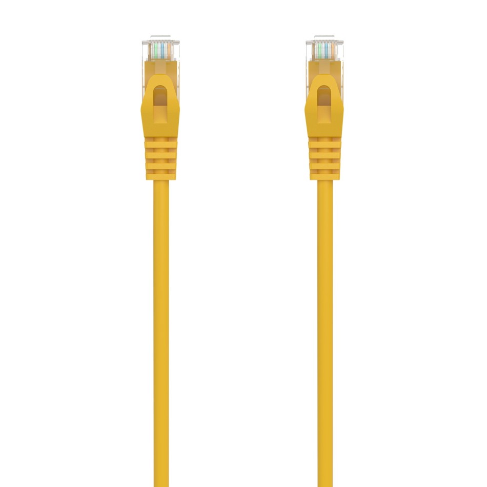 Cable de red latiguillo RJ45 LSZH Cat.6A 500 Mhz UTP AWG24, gris