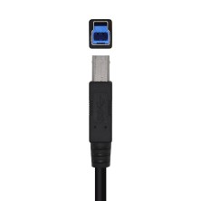 AISENS Cable USB 3.0 Impresora Tipo A M-B M, Negro, 2.0m