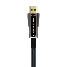 AISENS Cable HDMI V2.1 AOC Ultra Alta Velocidad   HEC 8k@60Hz 4k@120Hz 4 4 4 48Gbps, A M-A M, Negro, 15m