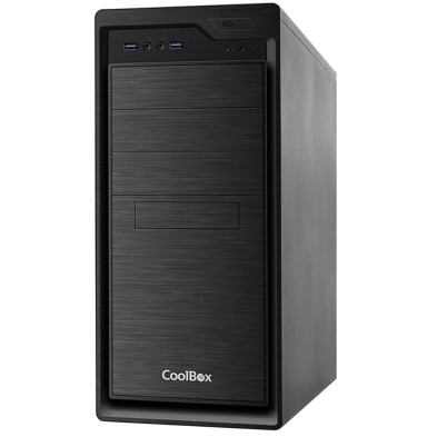 Caja PC CoolBox CAJCOOF800U3-0 | Midi Tower | USB 3.2 | ATX | Negro