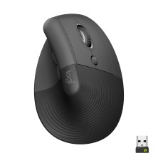 Ratón Logitech Lift | Mano Derecha | RF Wireless + Bluetooth | Óptico | 4000 DPI | Negro