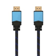AISENS Сable, HDMI, 2.0, Premium alta velocidad HEC, 4k@60 Hz, 18 Gbps, A M-A M, Negro Azul, 5.0 m