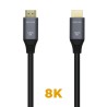 Cable HDMI 2.1 AISENS | HDMI Tipo A (Estándar) | Gris, Negro | 3 M