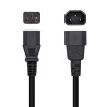 Cable Alimentación CPU AISENS | C13/H-C14/M | 10 m | Negro