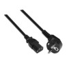 Cable de Transmisión AISENS | A132-0169 | CEE7/7 C13 | acoplador | 5 m | Negro