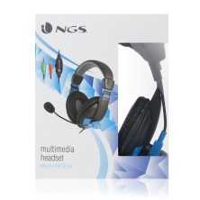 NGS MSX9 Pro Auriculares Alámbrico Diadema Llamadas Música Negro, Azul