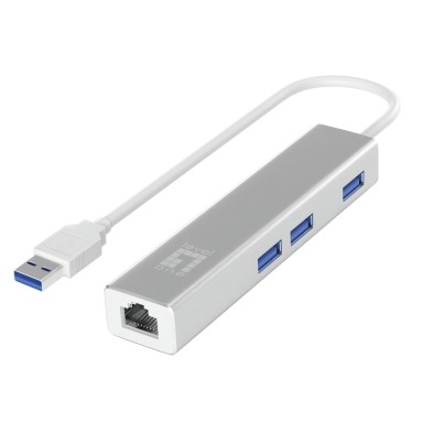 ADAPTADOR USB 3.0 | LEVELONE | ETHERNET | 3.2 GEN 1 | 1000 MBIT/S | PLATA