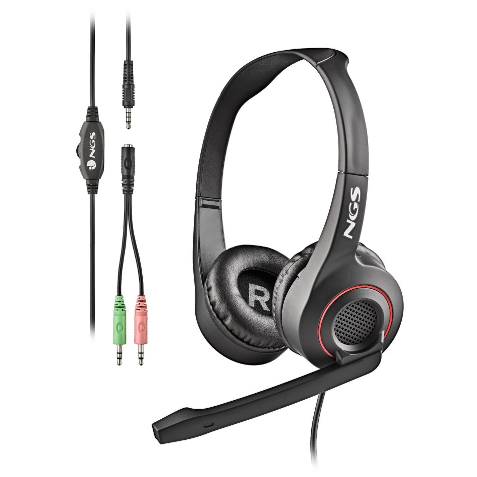 NGS MSX 10 PRO Auriculares Alámbrico Diadema Juego Negro