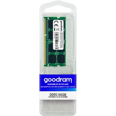 Memoria RAM Goodram GR1333S364L9S4G | 4GB DDR3| SODIMM | 1333 MHz