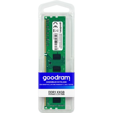 Memoria RAM Goodram GR1333D364L9/8G | 8GB DDR3 | DIMM | 1333 MHZ
