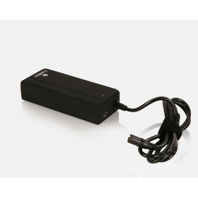 CARGADOR COOLBOX | 90 W | ADAPTADOR | INVERSOR DE CORRIENTE | INTERIOR | 14 CONECTORES | NEGRO