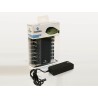 CARGADOR COOLBOX | 90 W | ADAPTADOR | INVERSOR DE CORRIENTE | INTERIOR | 14 CONECTORES | NEGRO
